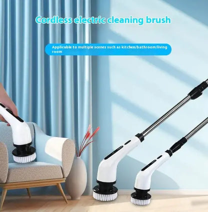 Future Nest Living – Extendable Rechargeable Scrubbing Brush (Waterproof, Deep Cleaning)