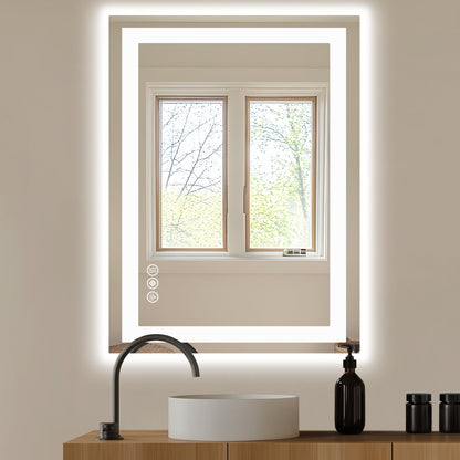 Future Nest Living – Luxury Smart LED Bathroom Mirror (Anti-Fog, Adjustable Brightness)