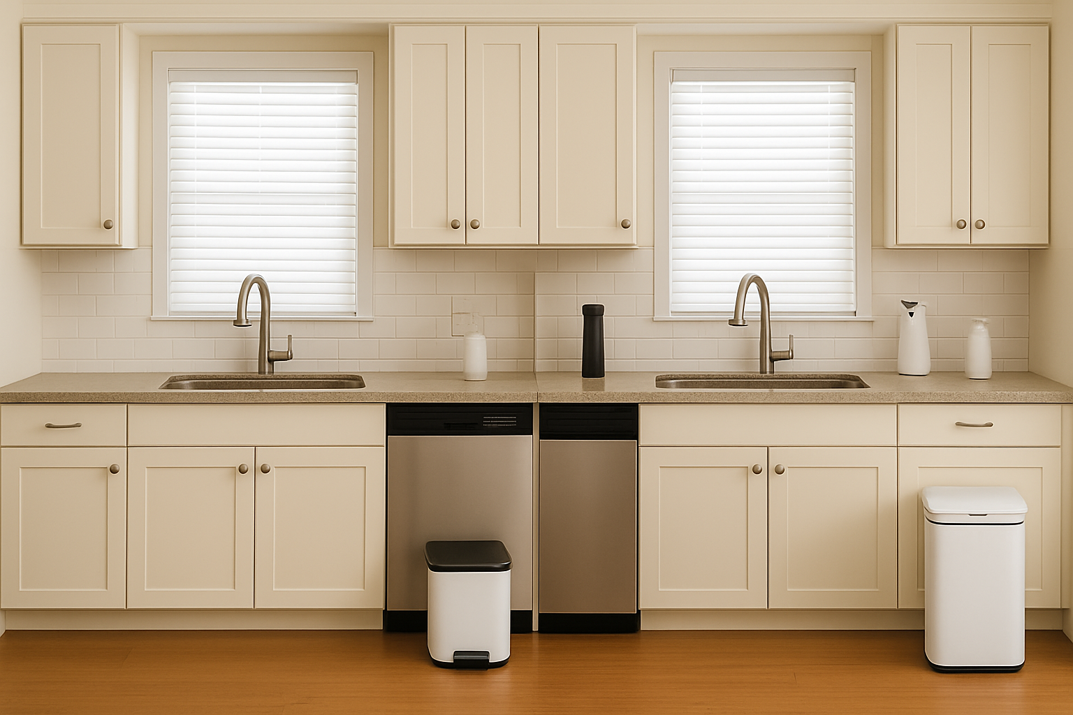 Kitchen image with white line removed