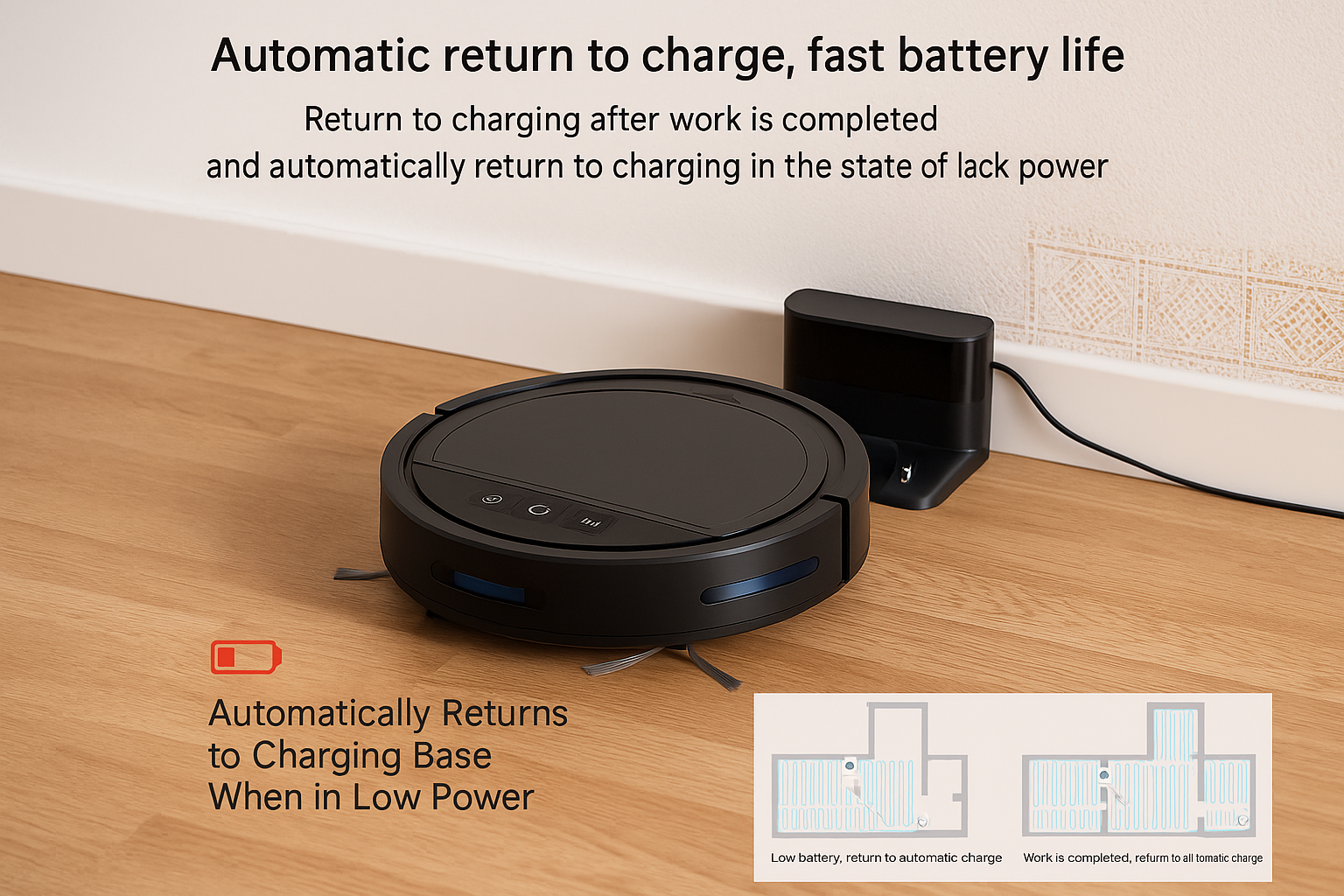Ultra-realistic automatic charging and battery management